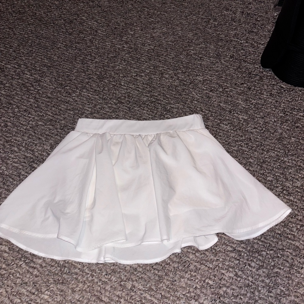 Garage White Skater Skirt